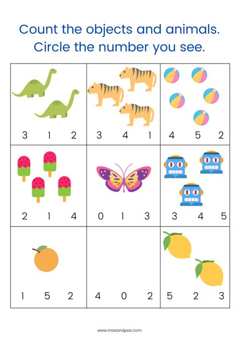 Count and Match Numbers 15 Worksheets Academy Worksheets