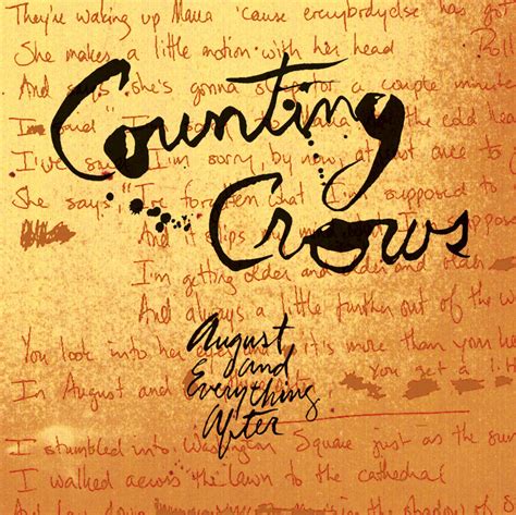 counting crows august and everything