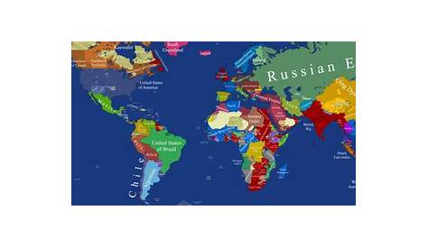 Countries Of The World 1900 Quiz Map In Map