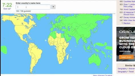 countries map quiz jetpunk no timer