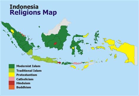 countries near indonesia by religion