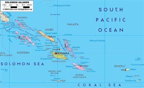 countries near solomon islands