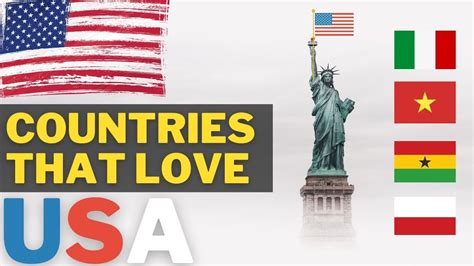 countries that love america the most