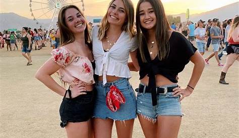 Country Music Festival Outfits Target Outfit Jean Shorts Denim Tshirt Crop Top