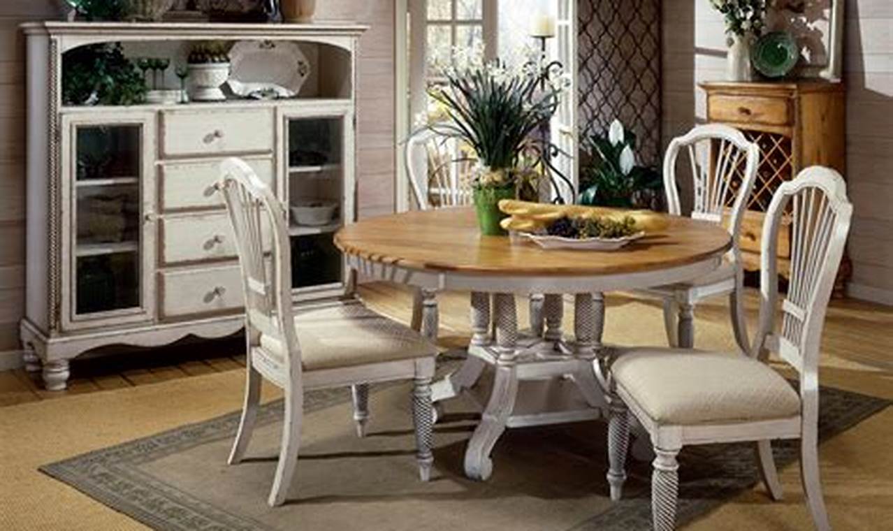 Country White Kitchen Table and Chairs: A Guide to Choosing the Perfect Set