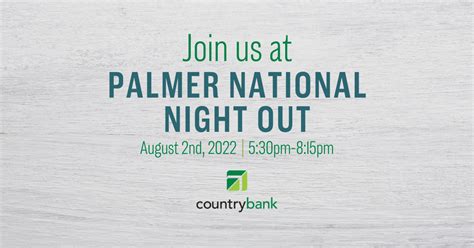 country bank palmer hours