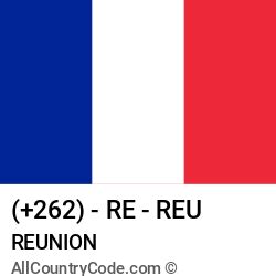 country code 262 for reunion and mayotte