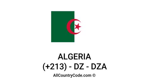 country code algeria letters