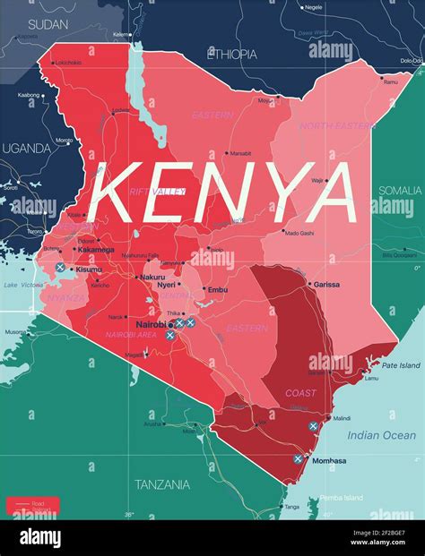 5 Kenya Map Facts