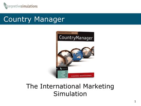 country manager simulation quiz