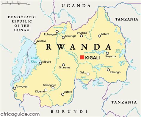 5 Ways Rwanda Map