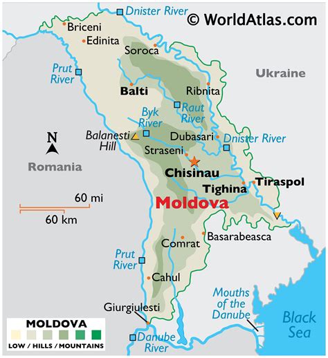 country of moldova map