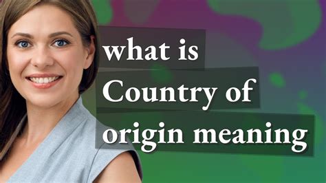 country of origin definition