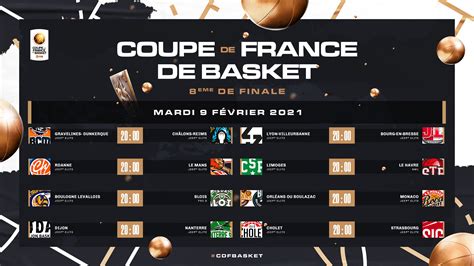 coupe de france de basket en direct