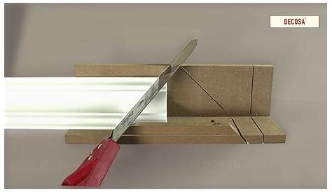 Couper Baguette Angle Plafond Comment Une D’angle Sans Boite A Onglet