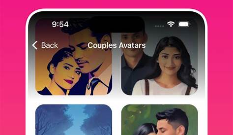 Couple Avatar App Pair Dp For Lovers