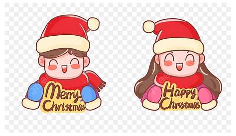 Couple Avatar Christmas Premium Vector With Tree Character