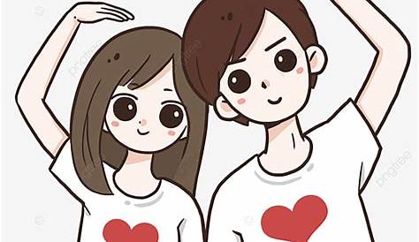 Couple Avatar Png Big Eye Cartoon PNG Images PSD Free Download Pikbest