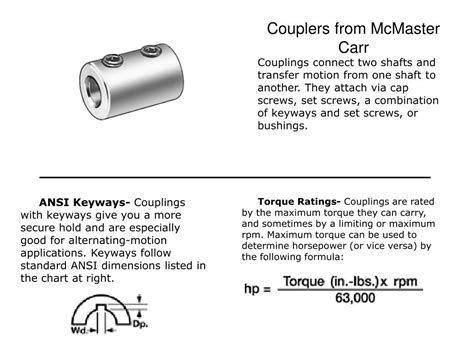 Coupler Mcmaster Carr