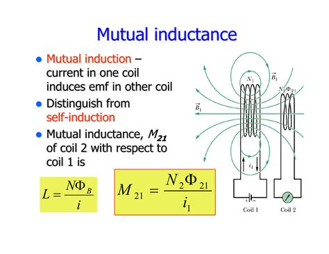 Coupling Factor Mutual Inductance