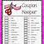 coupon binder categories free printable