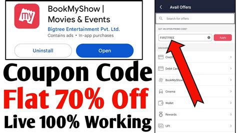 Coupon Codes For Bookmyshow: Get Great Deals In 2023