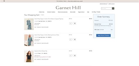 coupon code for garnet hill