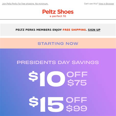 coupon code for peltz shoes