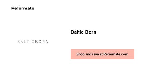 coupon for baltic born