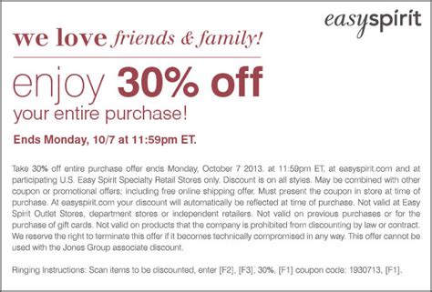 coupon for easy spirit