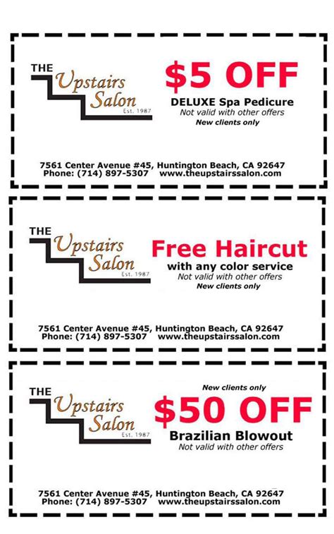 coupon for hair salon
