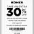 coupons code for kohls