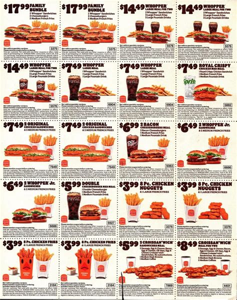 Coupons For Burger Restaurant