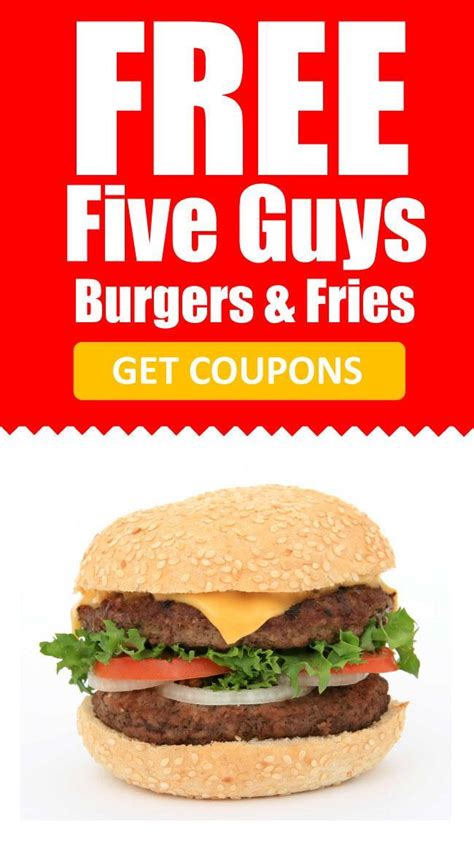 Coupons For Five Guys Printable