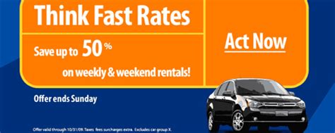 coupons for rental cars budget 50% off
