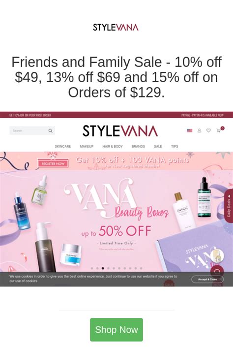 coupons for stylevana