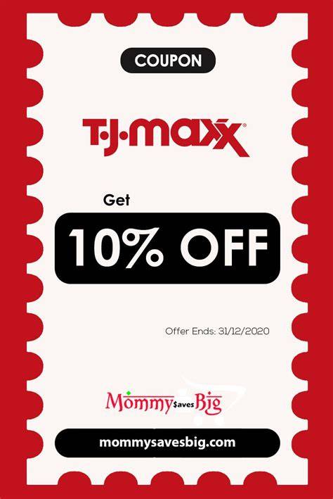 Coupons For Tj Maxx Printable