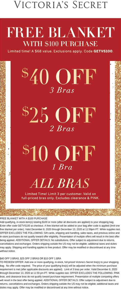 coupons for victoria secret in store