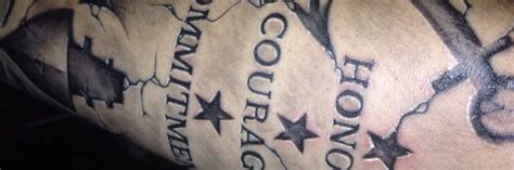 Courage and Commitment Tattoo