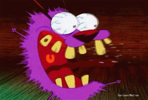 courage the cowardly dog scream gif