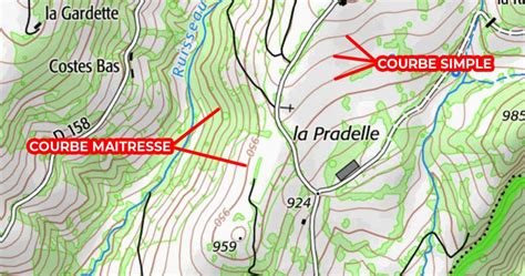 Lire les courbes de niveau sur carte IGN Astuces Pratiques