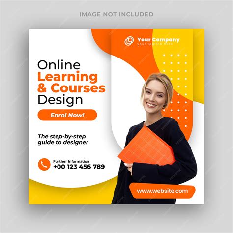 course poster psd free