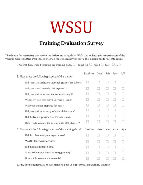 course survey questions examples