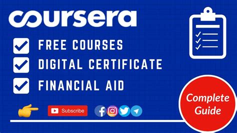 Coursera free courses Finance, excel and business courses YouTube
