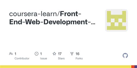 coursera front end web development