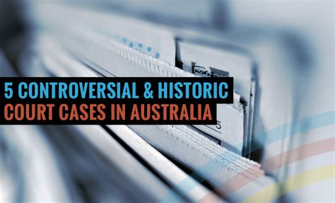 court cases in australia