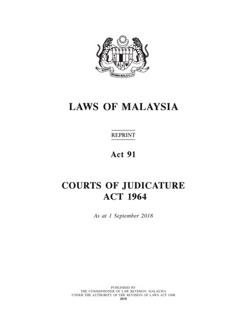 court judicature act malaysia
