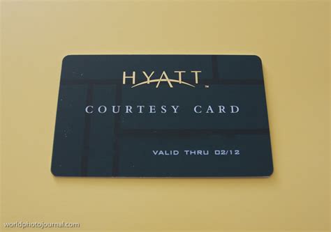 courtesy card holder hyatt