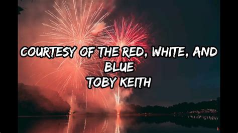 courtesy of red white and blue song