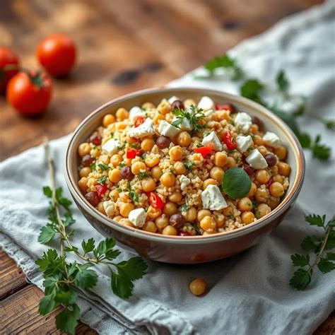 Couscous Chickpeas Feta